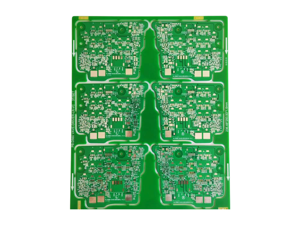 Double-layers PCB：FR4-2.0mm-1/1oz-HASL